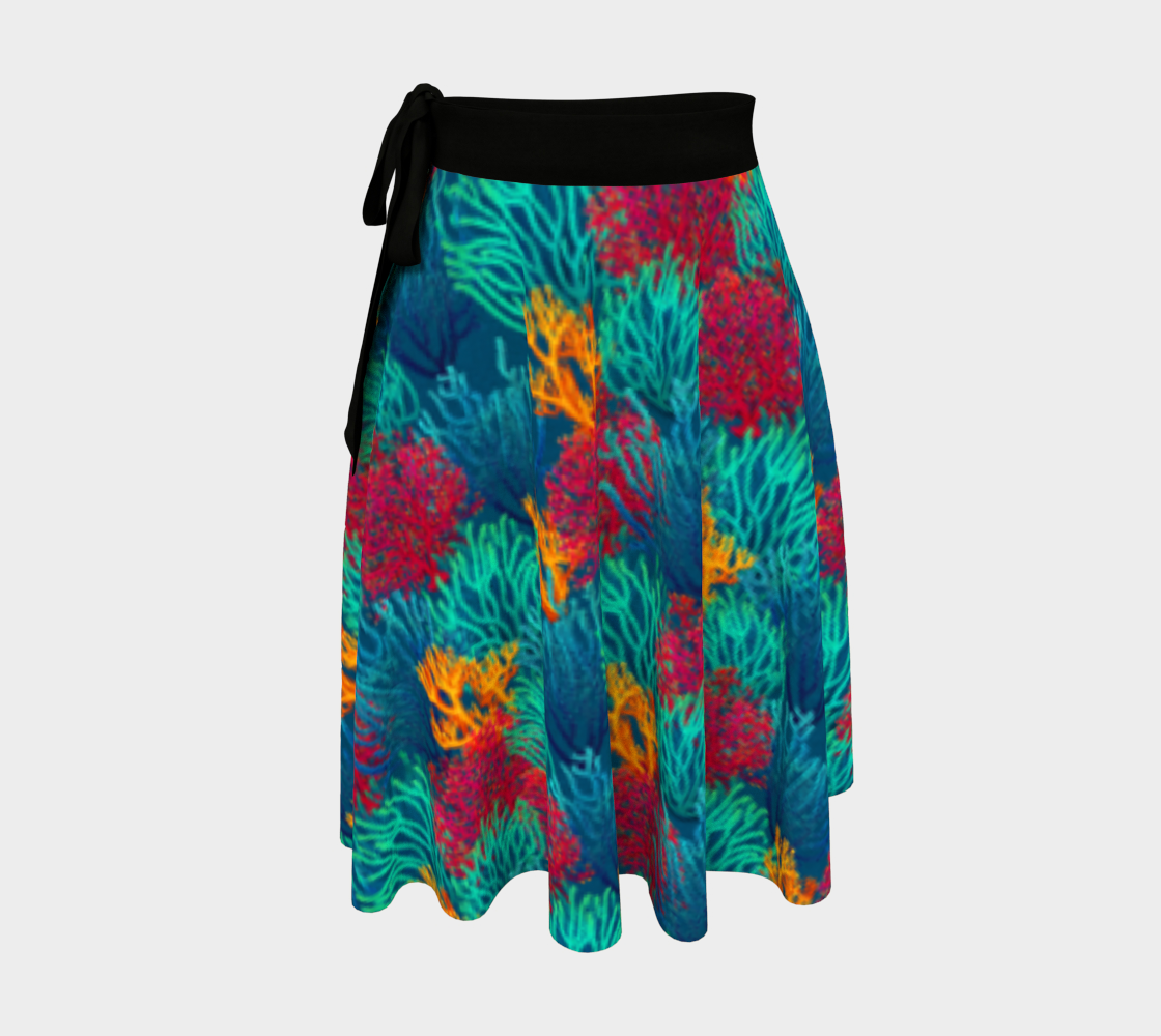 Corals Wrap Skirt preview