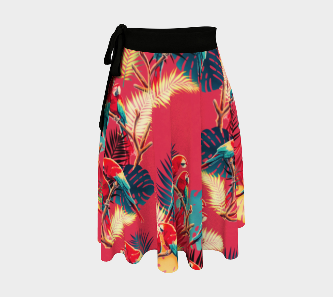 Tropical Wrap Skirt  preview