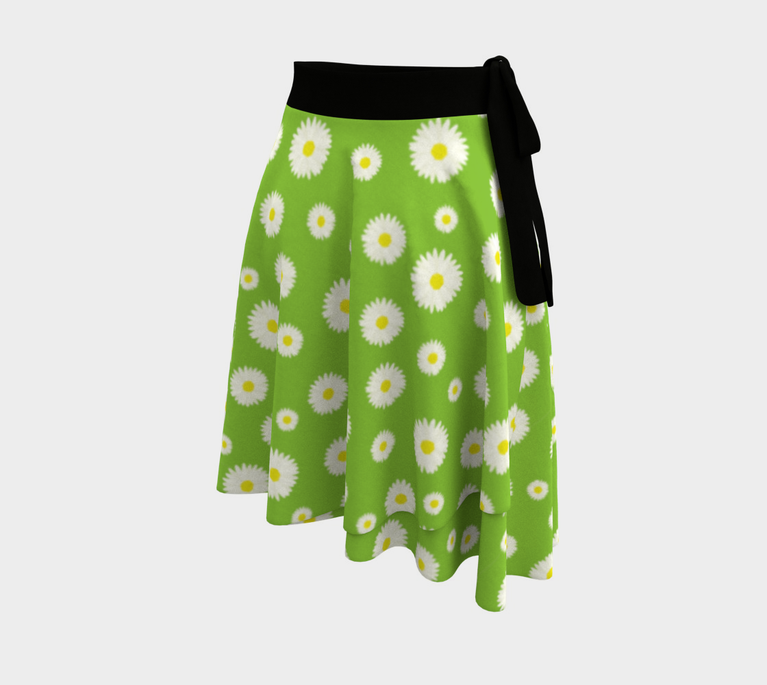 Aperçu de Daisy, Daisy Wrap Skirt - Green #2