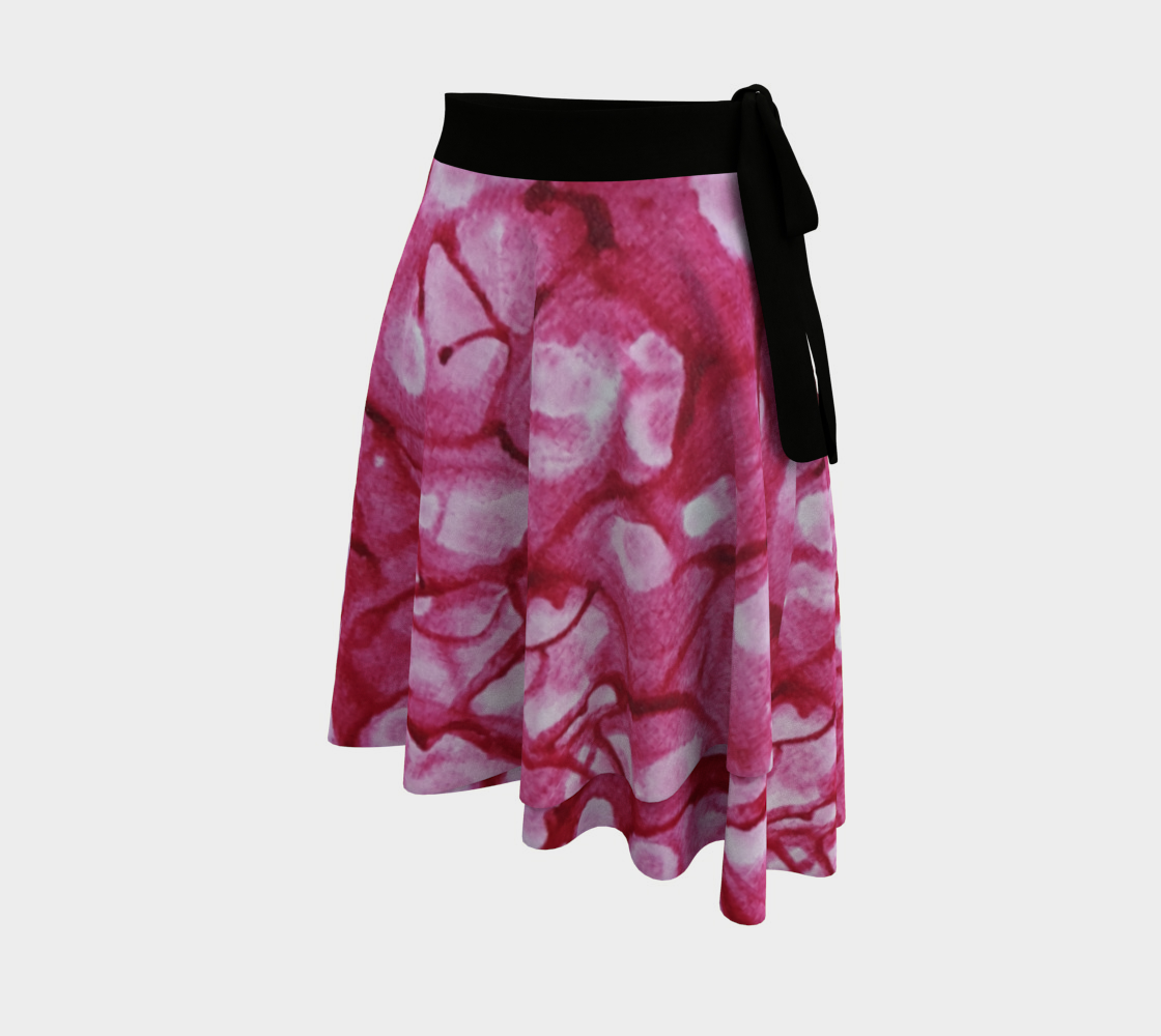 Pink Cobblestone Wrap Skirt thumbnail #3