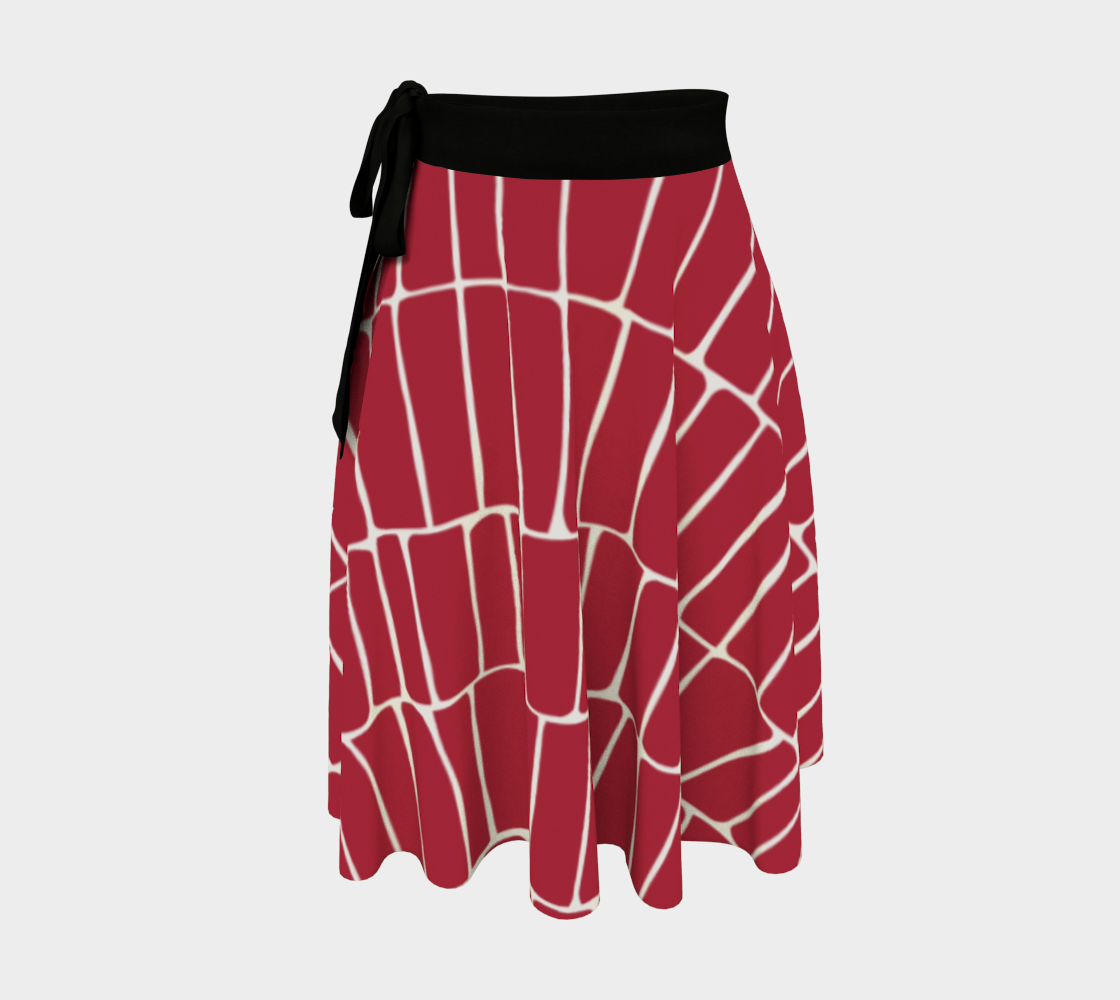 Scarlet Lines Wrap Skirt preview