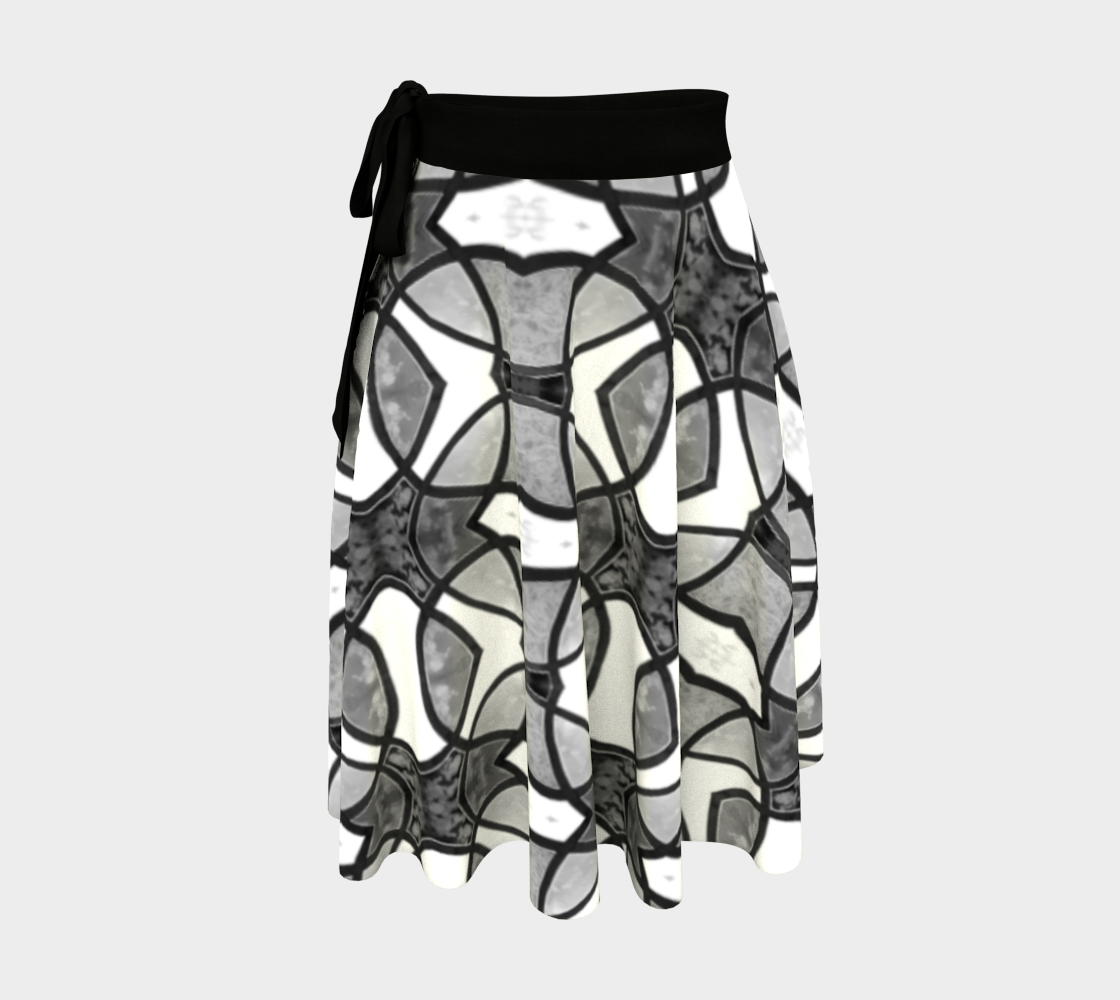 Charcoal Wrap Skirt preview