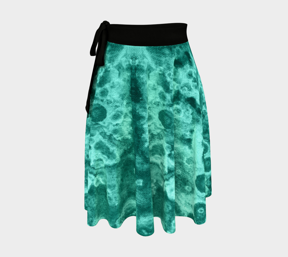 Green Geode Wrap Skirt preview