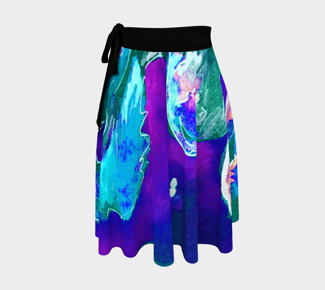 Purple Goldfish Wrap Skirt preview