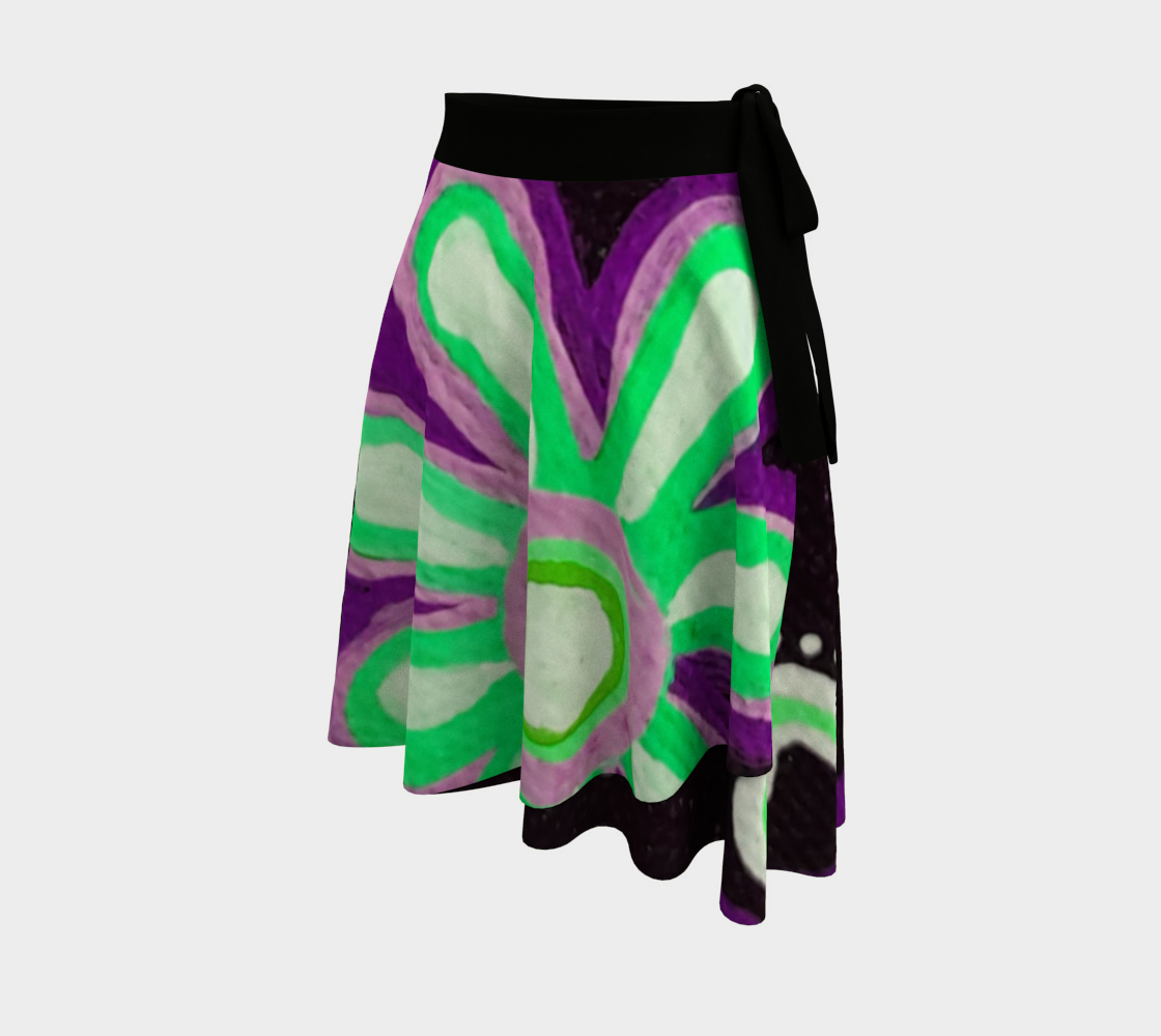 Dark Telavera Wrap Skirt preview #2