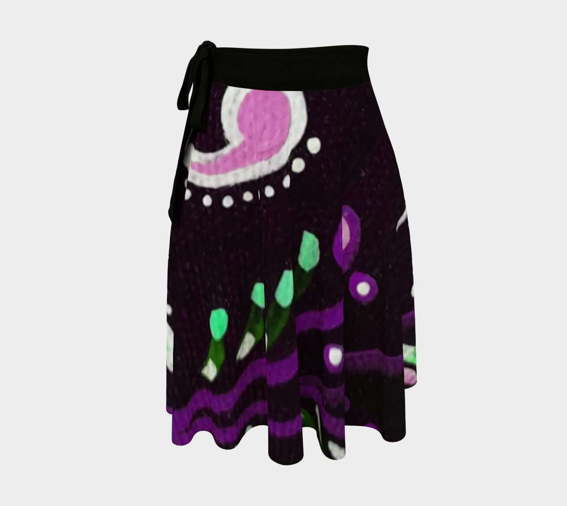 Dark Telavera Wrap Skirt preview #1