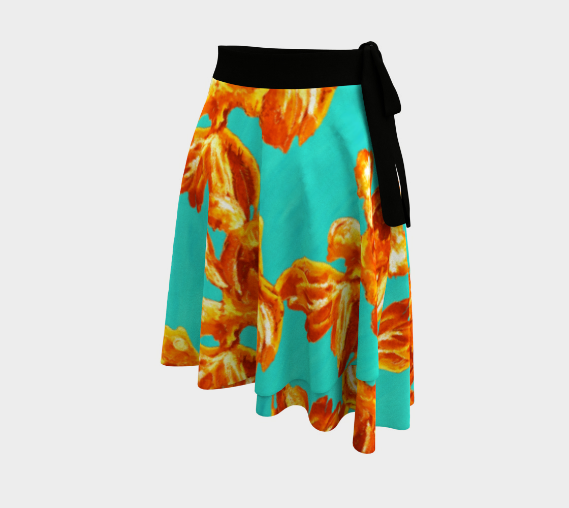 Many Goldfish Wrap Skirt preview #2