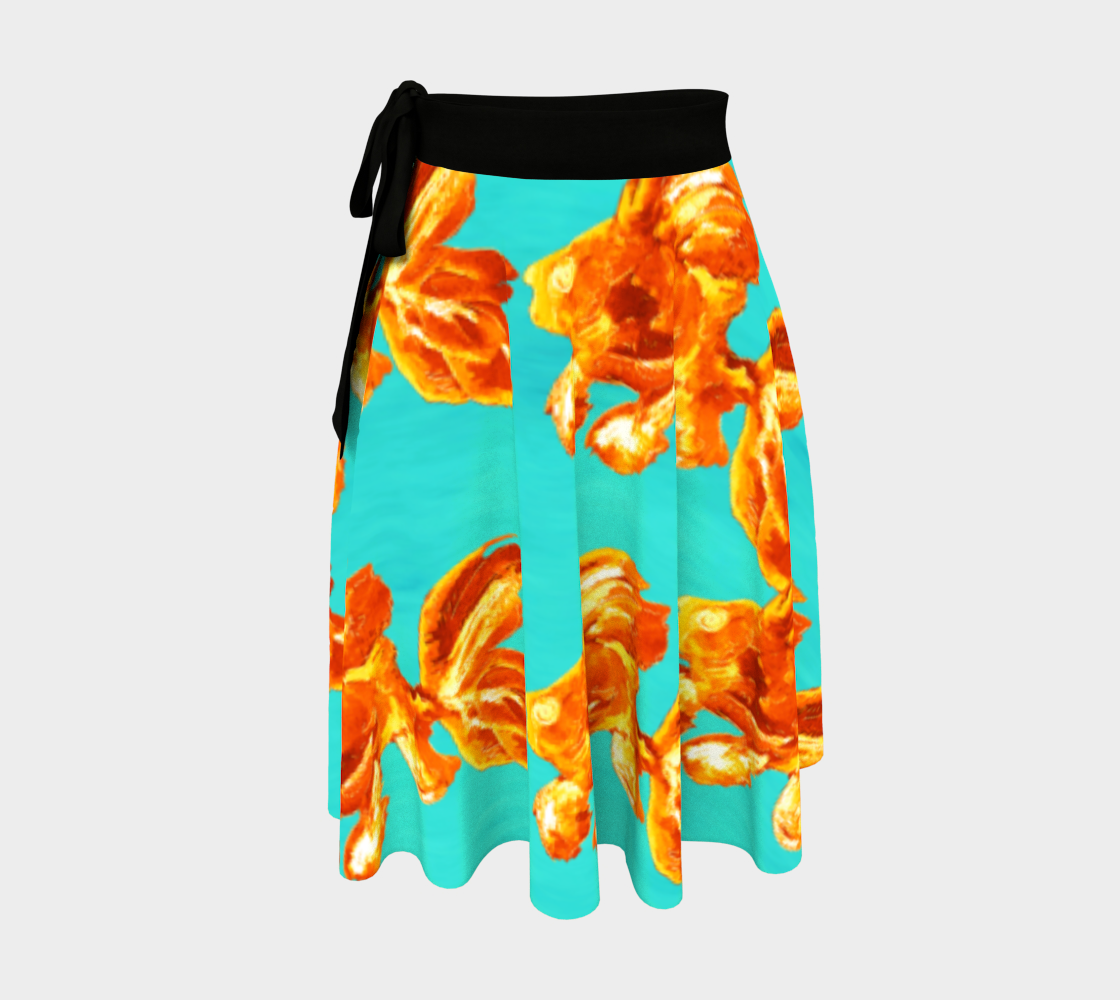 Many Goldfish Wrap Skirt preview #1