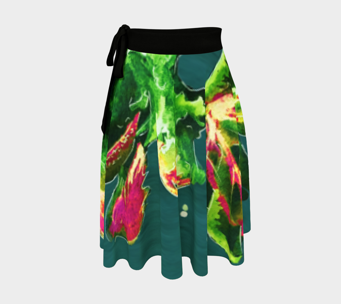 Green Goldfish SIG Wrap Skirt preview