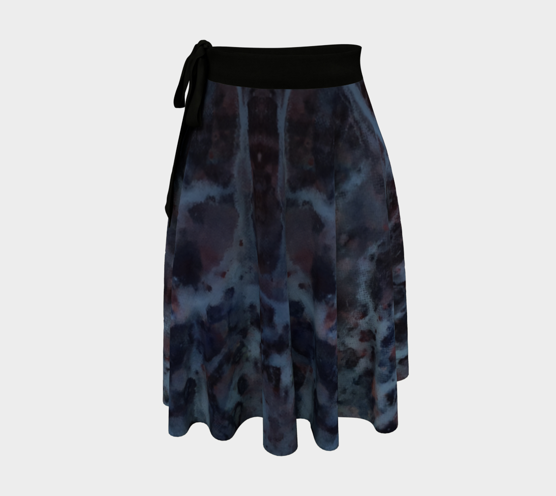 Dark Matrix Wrap Skirt preview
