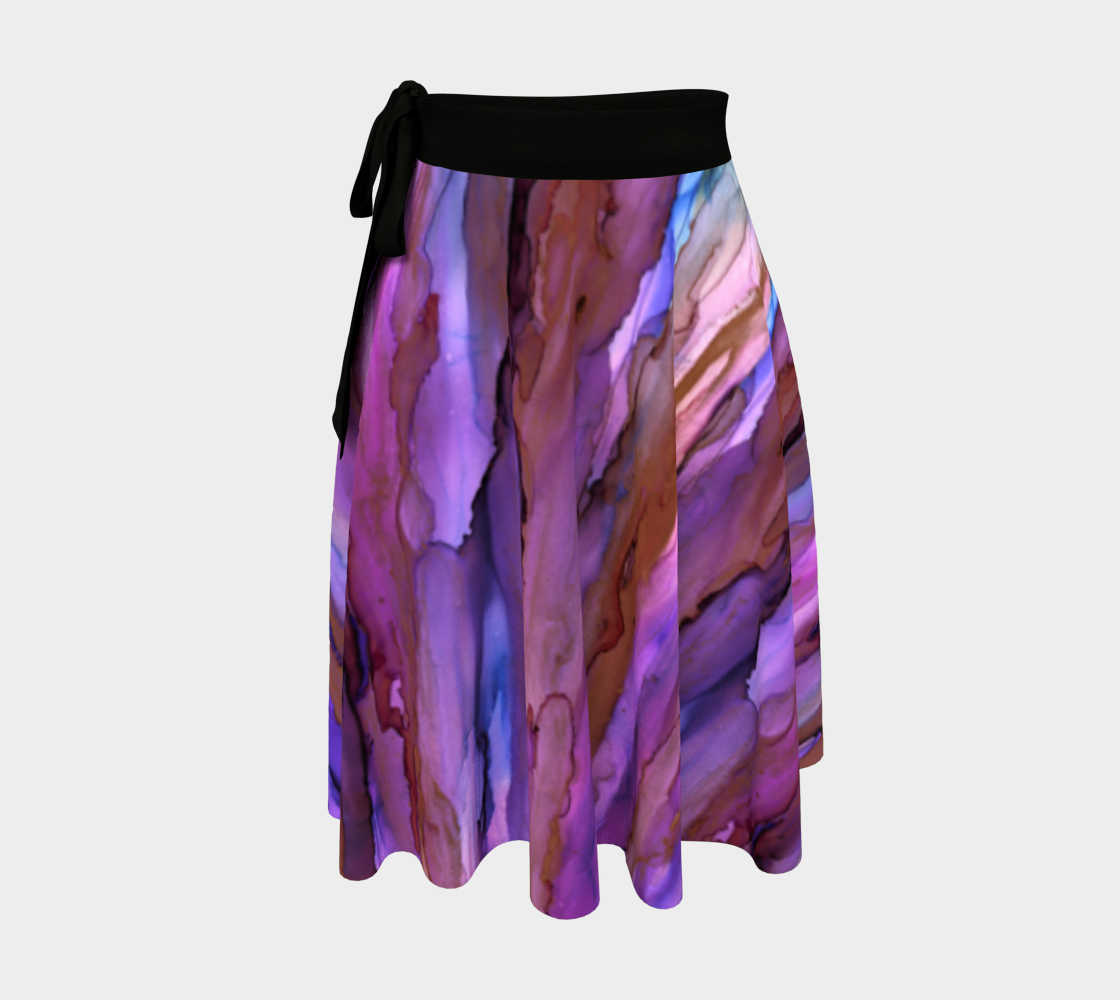 Copper Sky Wrap Skirt - PaminOttawa.com 3D preview