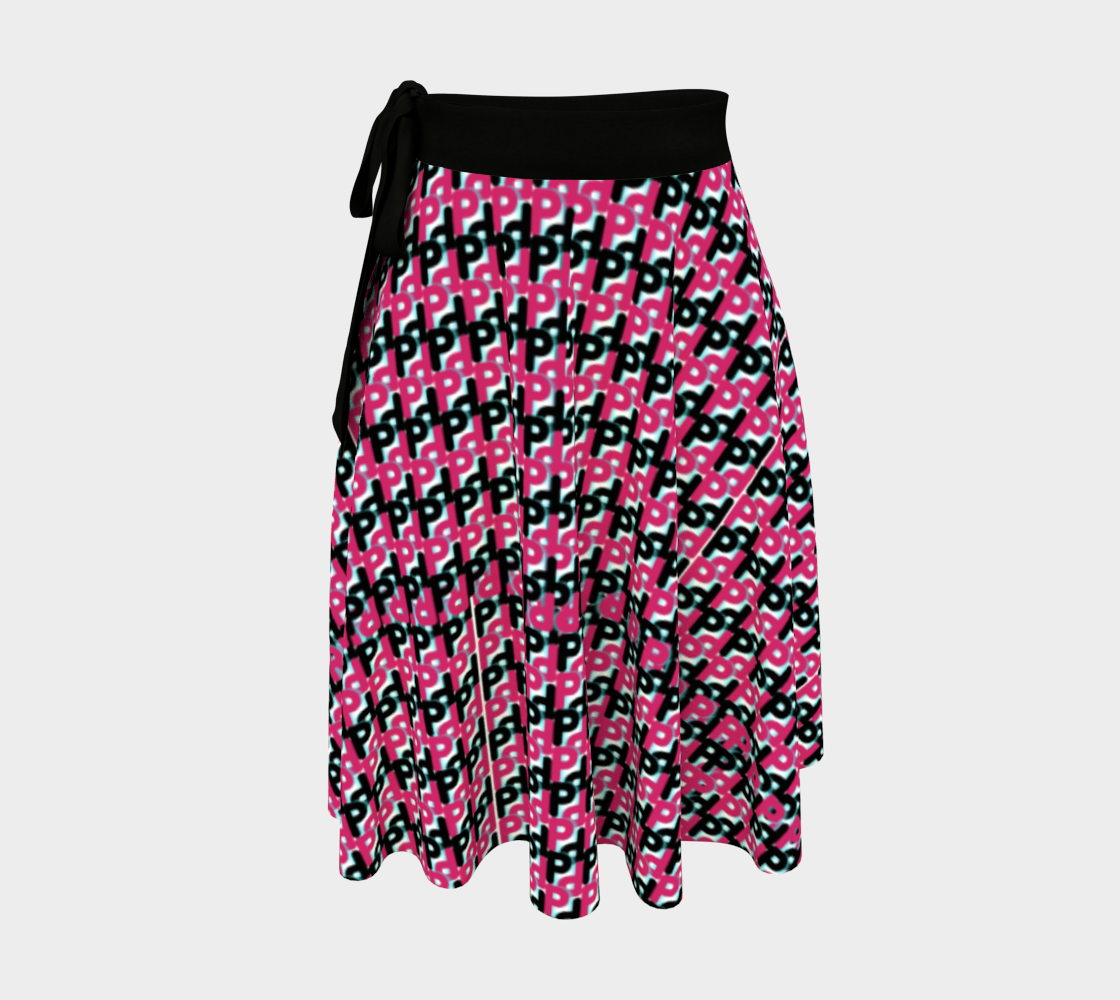 Vintage Pink Chain Wrap Skirt preview