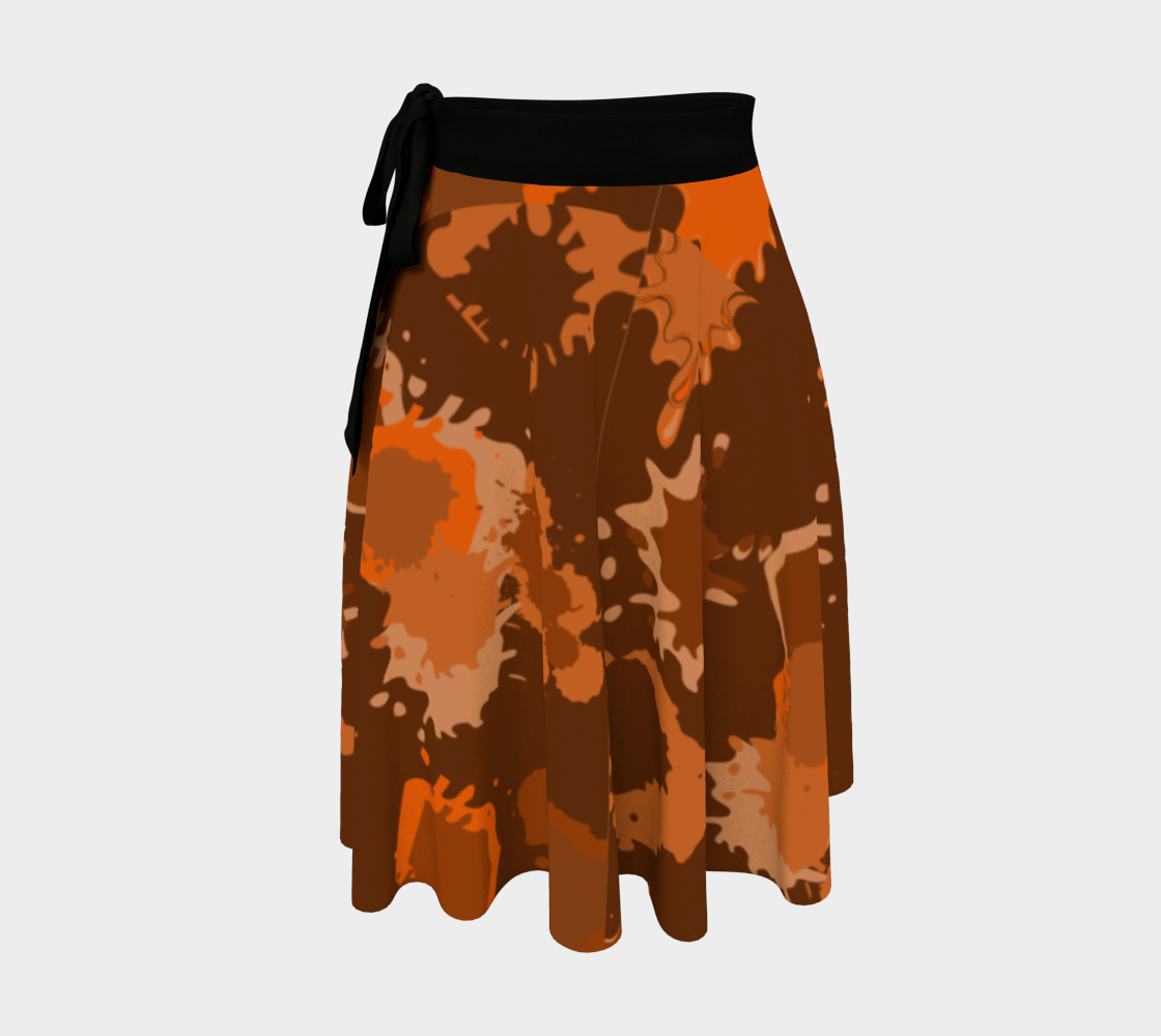 Modern Cow Dark Wrap Skirt preview