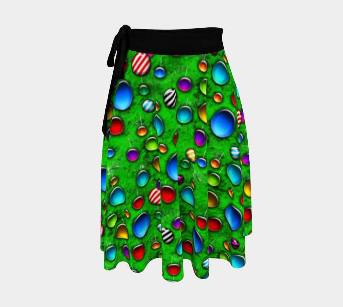 Wild Christmas Tree Wrap Skirt preview