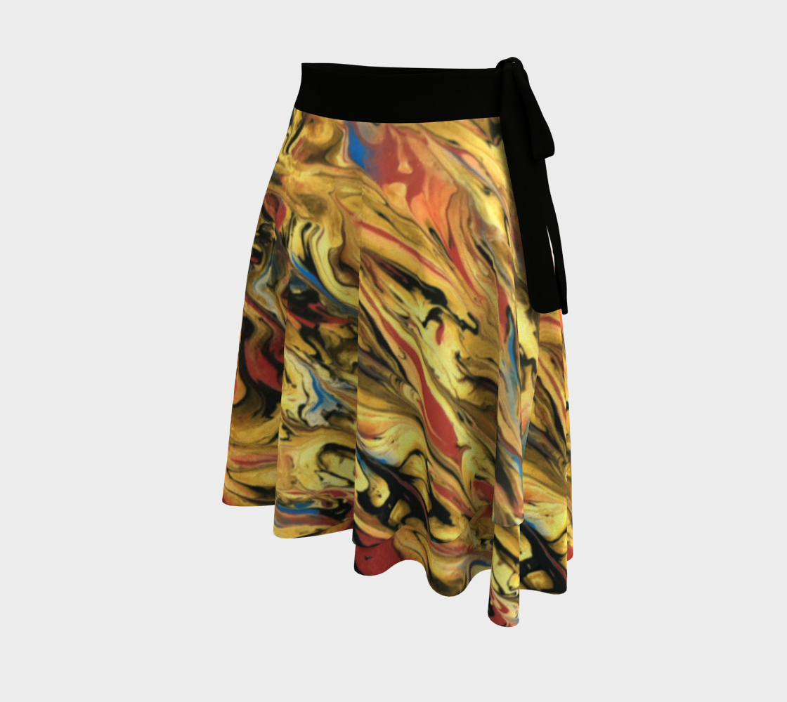 Lava Gold Wrap Skirt preview #2