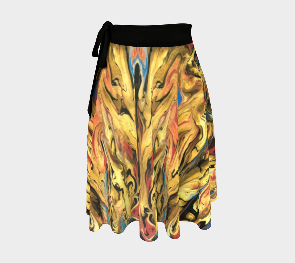 Lava Gold Wrap Skirt preview #1