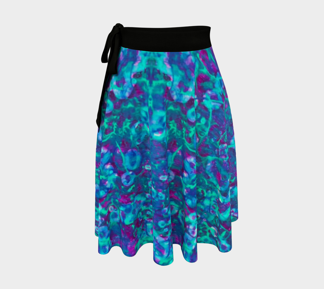 Azure Stone Wrap Skirt preview #1