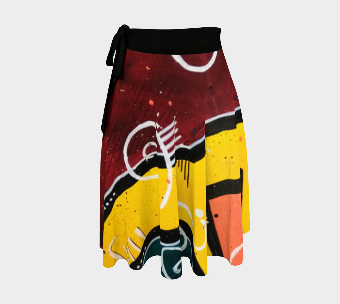 Tribal Wrap Skirt preview #1