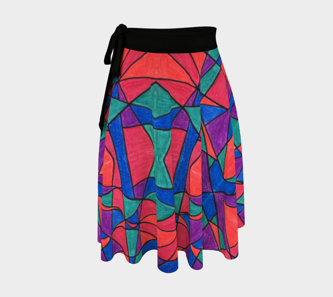 Prismatic Wrap Skirt preview #1