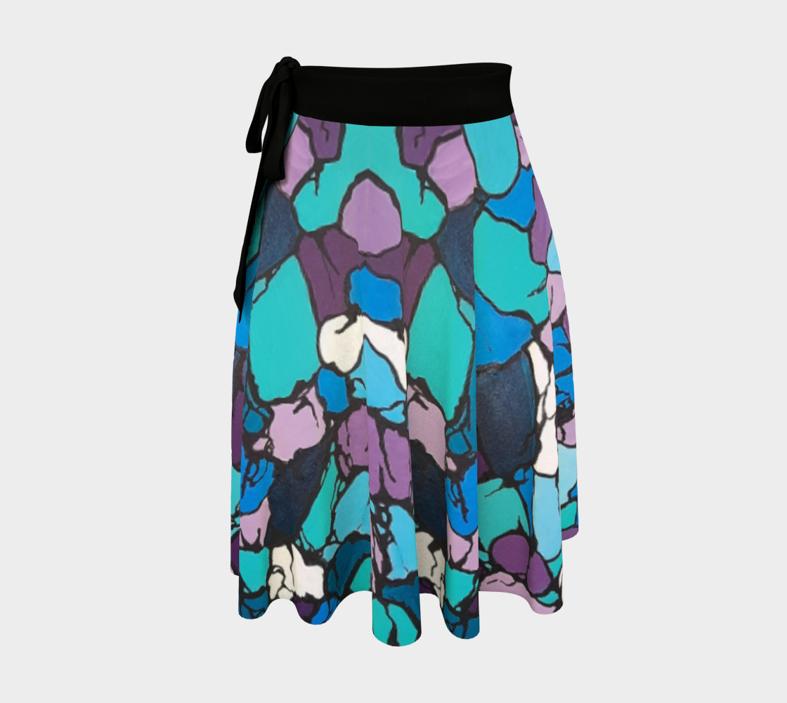 Vintage Mosaic Wrap Skirt preview