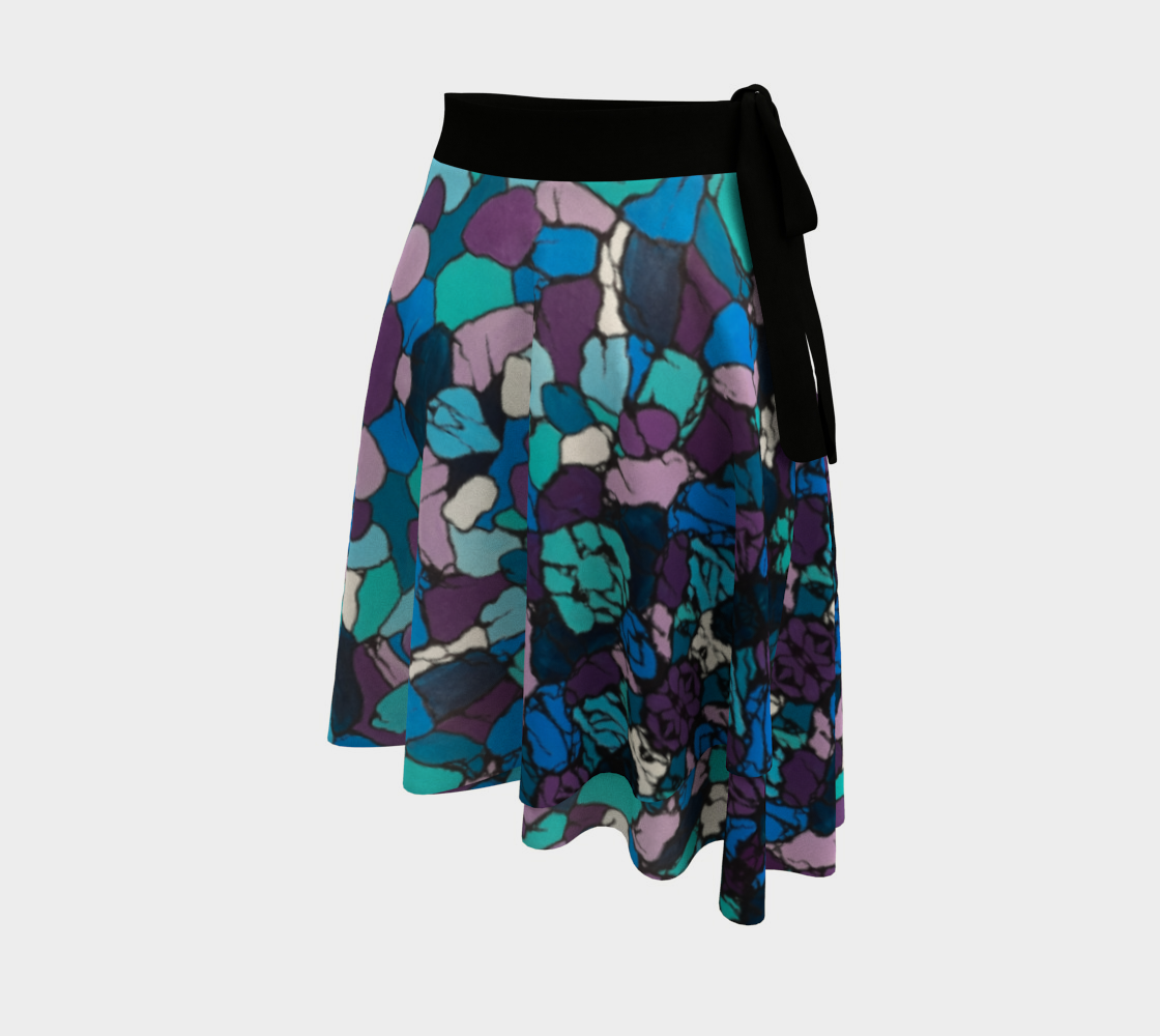 Vintage Mosaic II Wrap Skirt preview #2