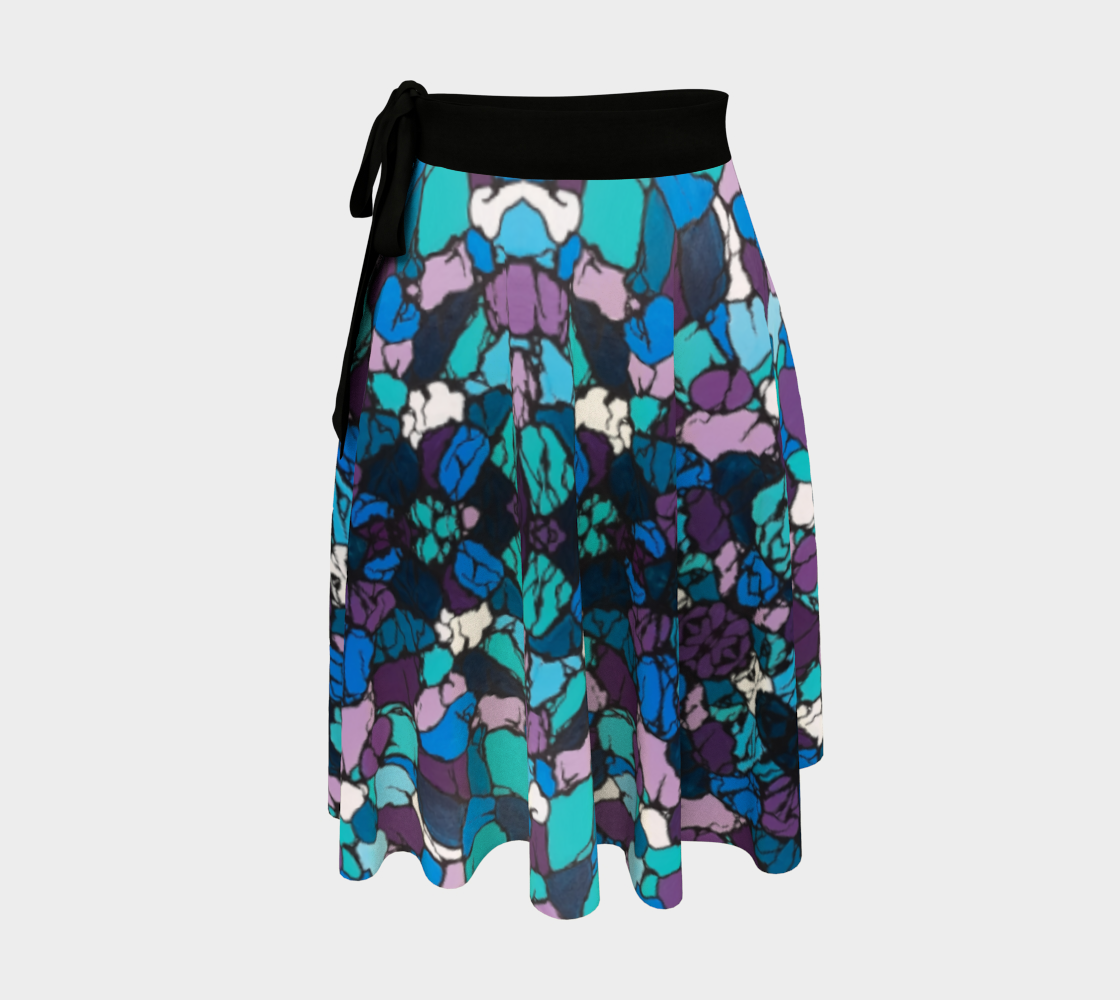 Vintage Mosaic II Wrap Skirt preview #1