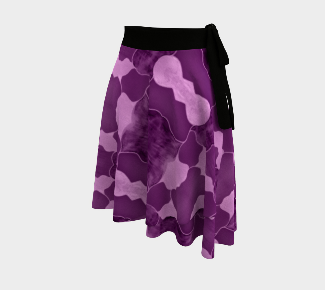 Grape Patchwork Wrap Skirt thumbnail #3