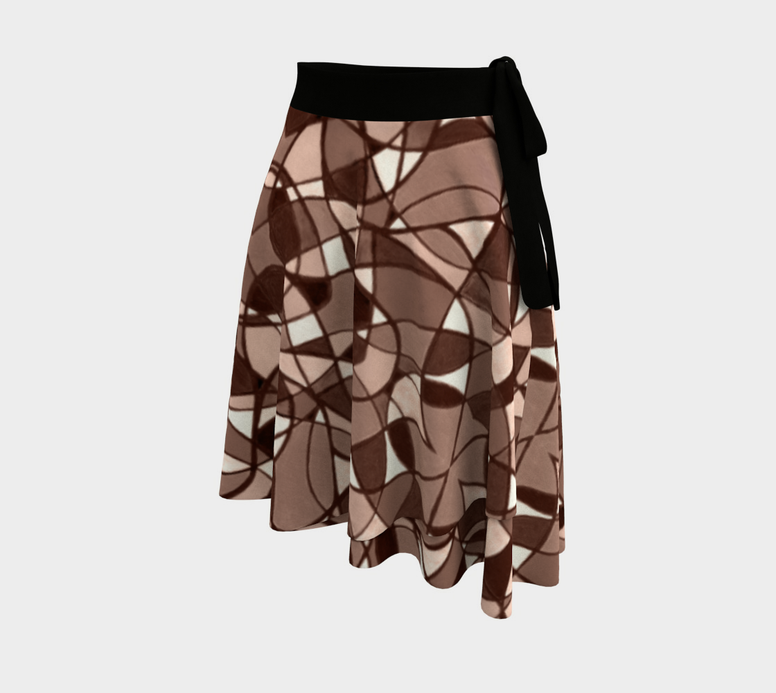 Mocha II Wrap Skirt preview #2