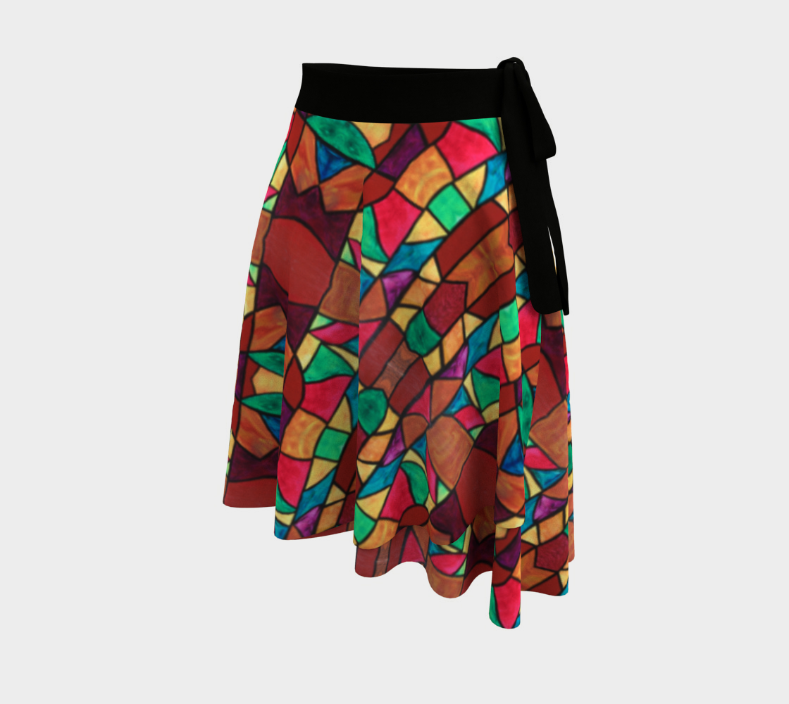 Penobscot Stained Glass Wrap Skirt preview #2