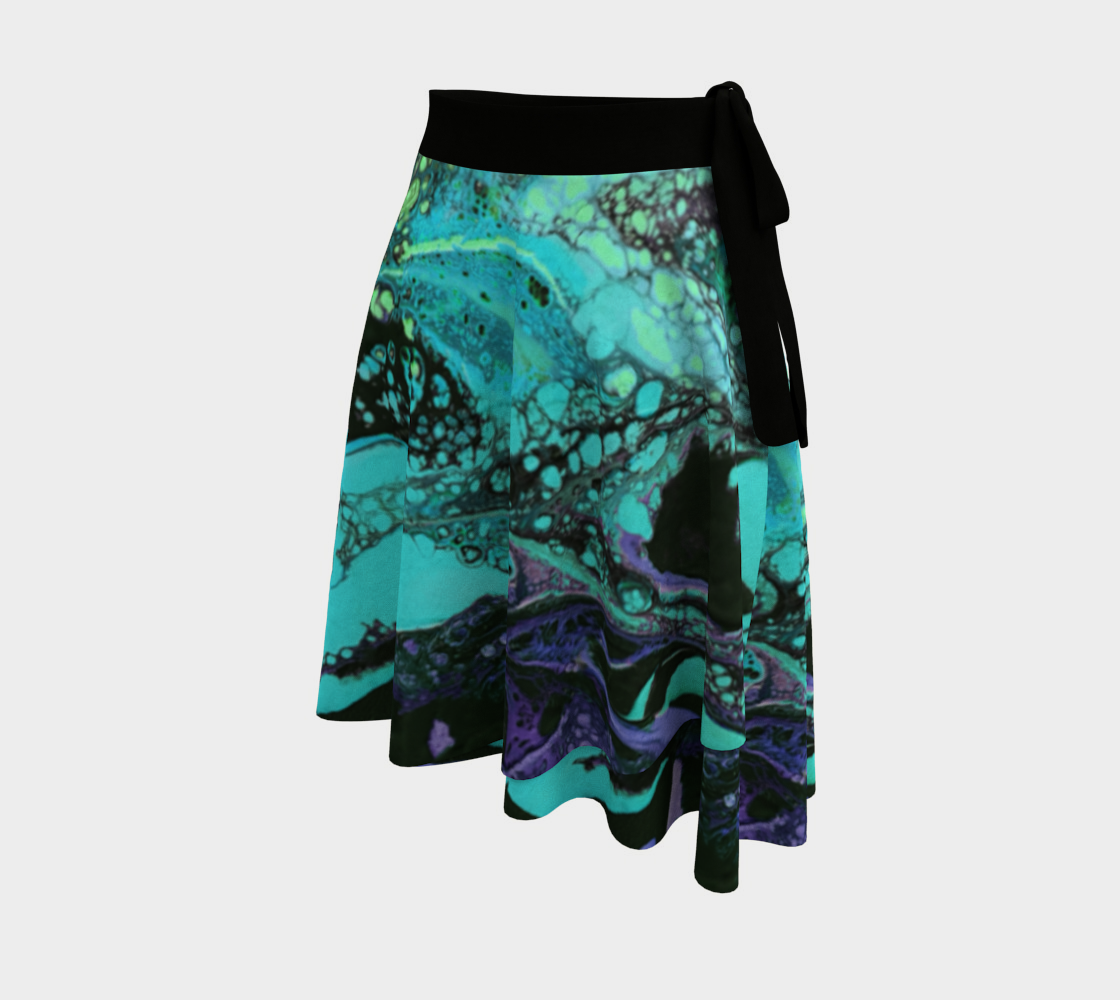 Green Quartz Wrap Skirt preview #2