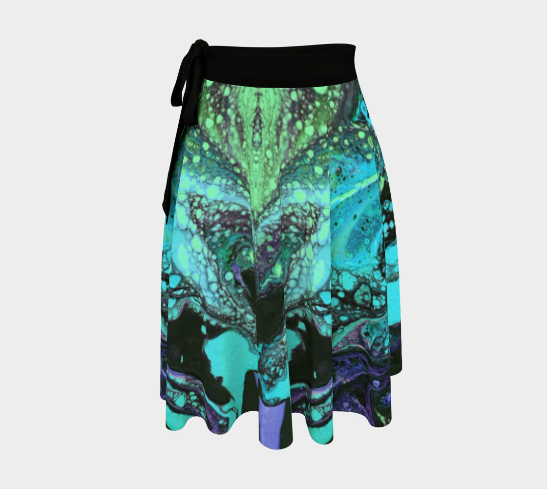 Green Quartz Wrap Skirt preview #1