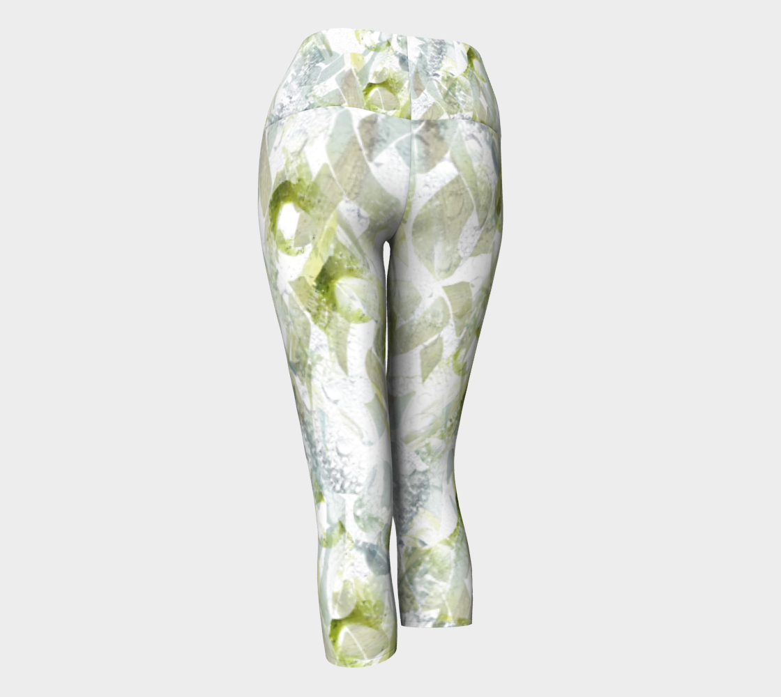 Spring Equinox 1 Yoga Capris by Laura Davis Art Studio preview #3