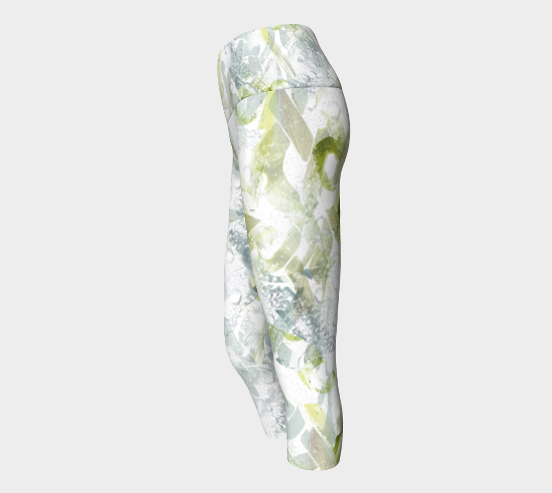Spring Equinox 1 Yoga Capris by Laura Davis Art Studio preview #2