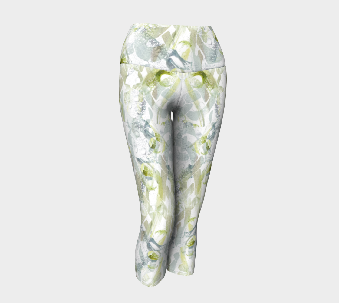 Spring Equinox 2 Yoga Capris by Laura Davis Art Studio preview