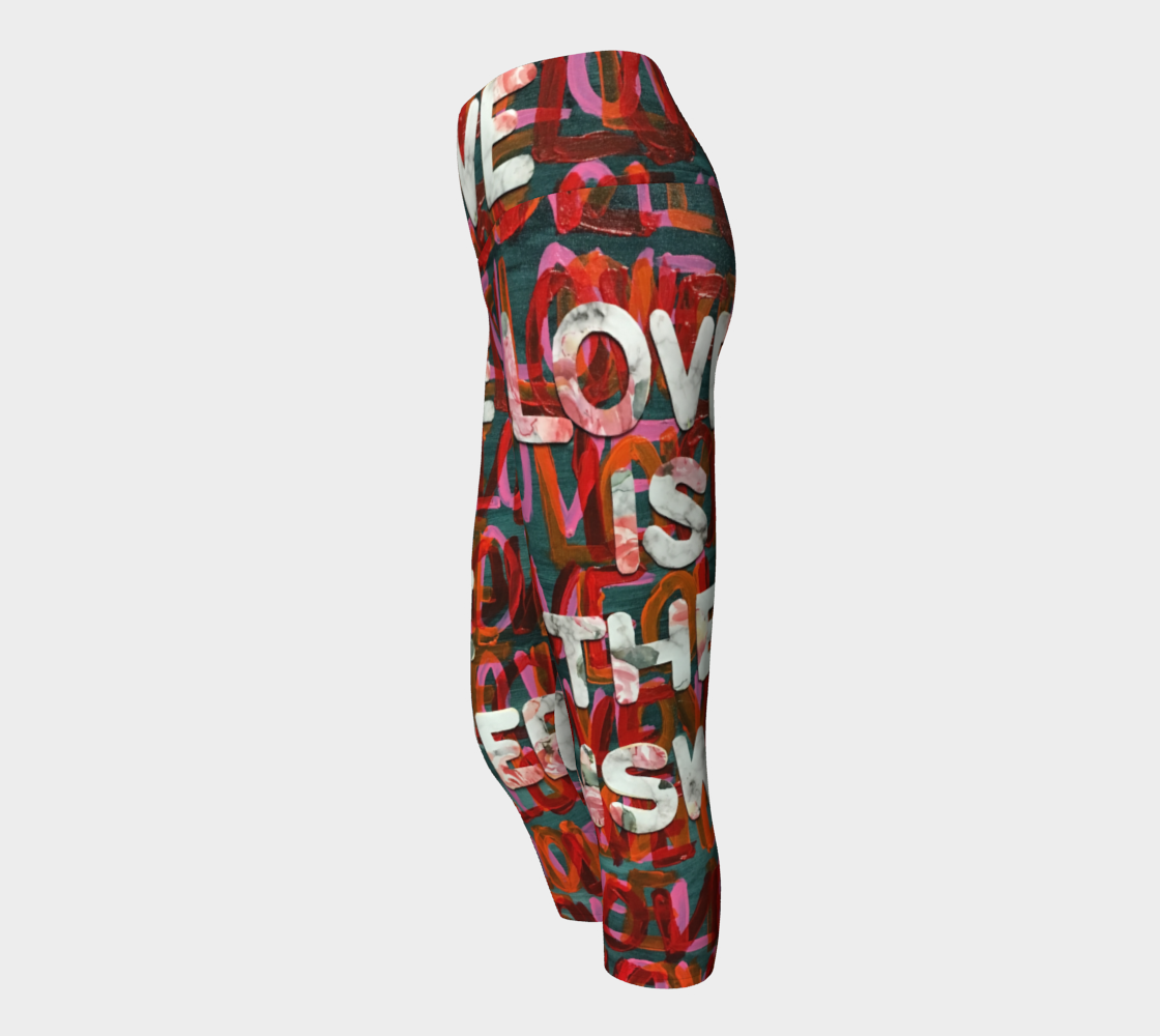 Lauren Love is the Answer Yoga Capri preview #2
