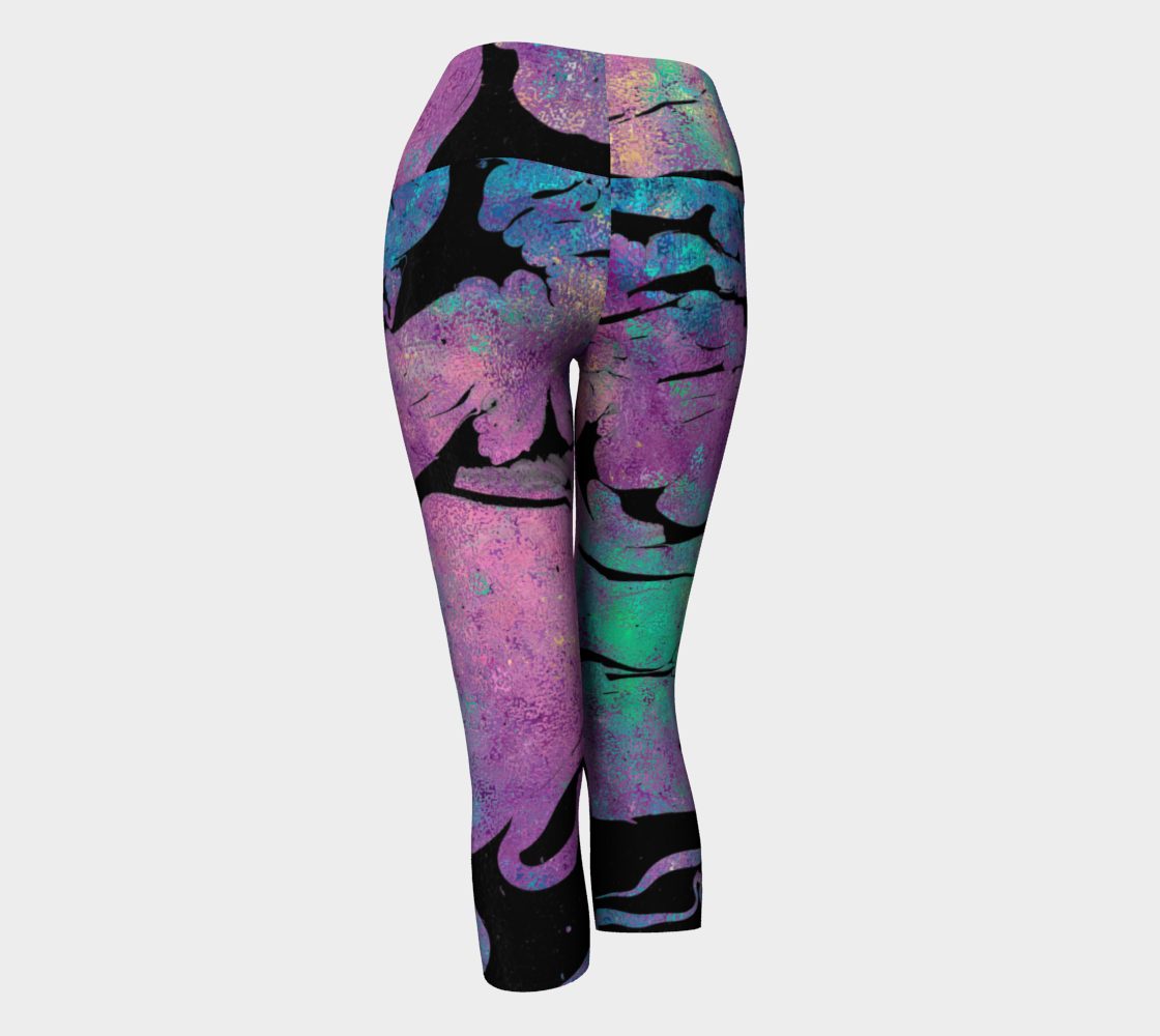 Fairlings Delight's Black Marble Capris Leggings 53086A4 preview #3