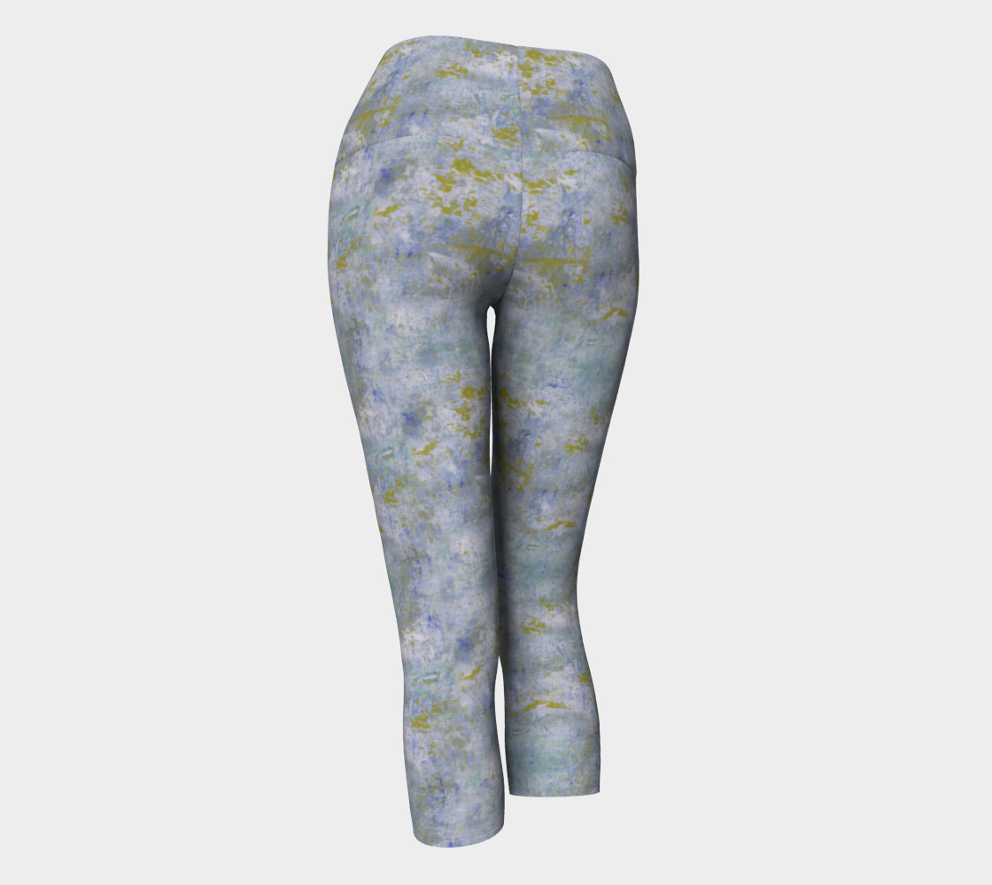 Blue Splatter Print with Seahorse preview #3