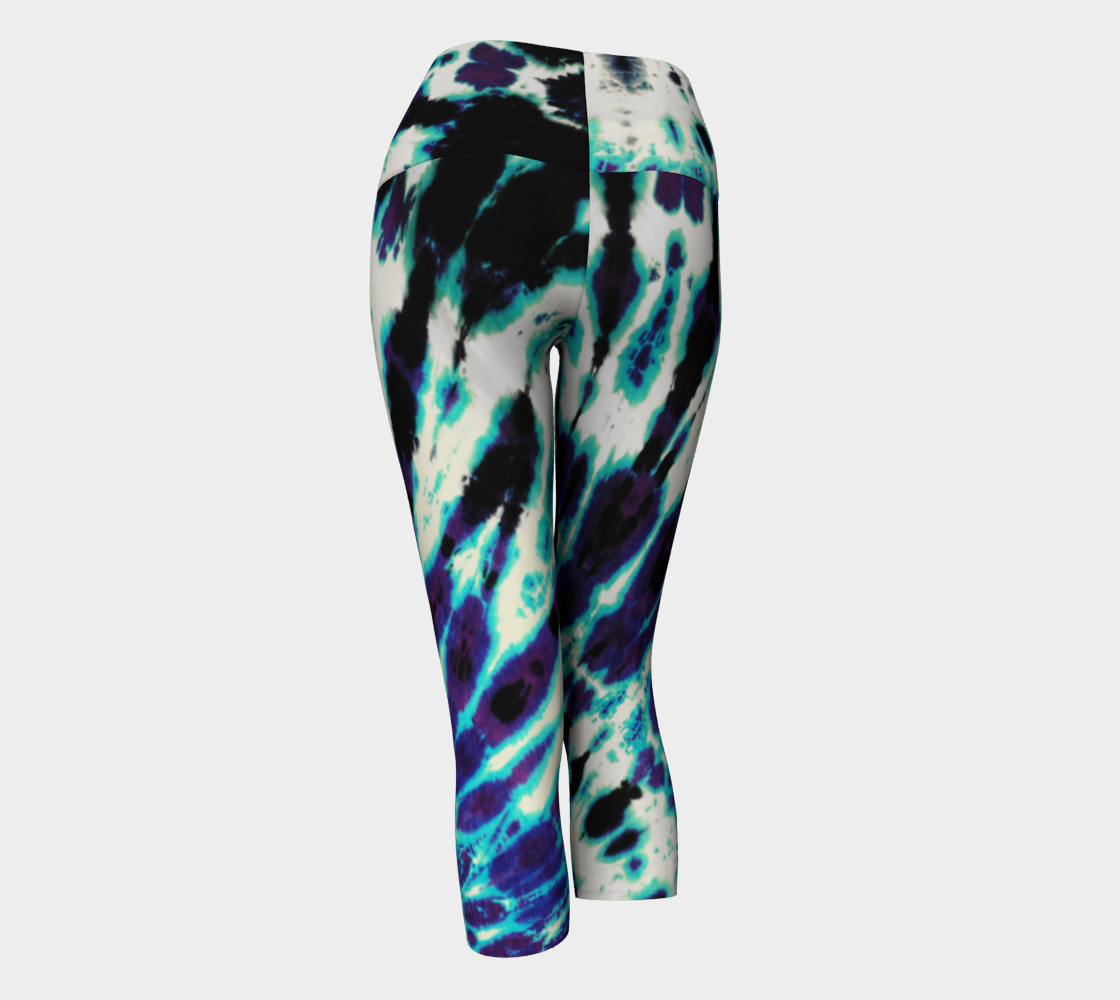 Tie Dye Yoga Capri preview #3