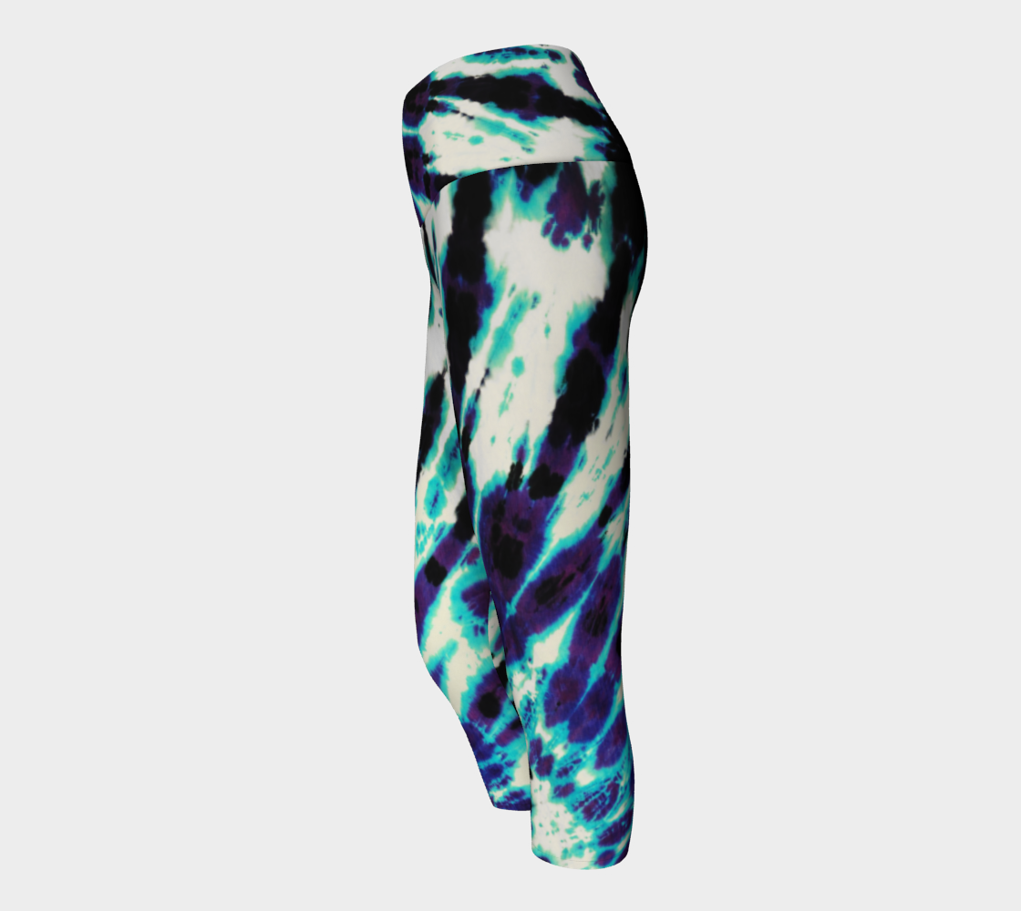 Tie Dye Yoga Capri preview #2