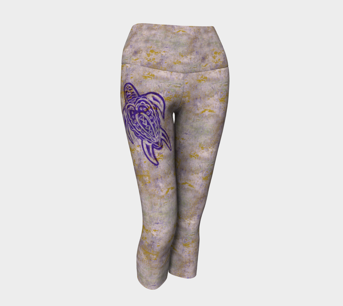 Mauve Splatter Print with Sea Turtle preview #1