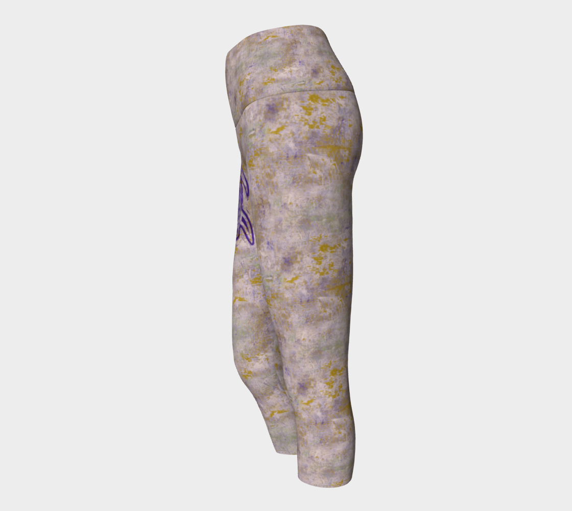 Mauve Splatter Print with Sea Turtle preview #2