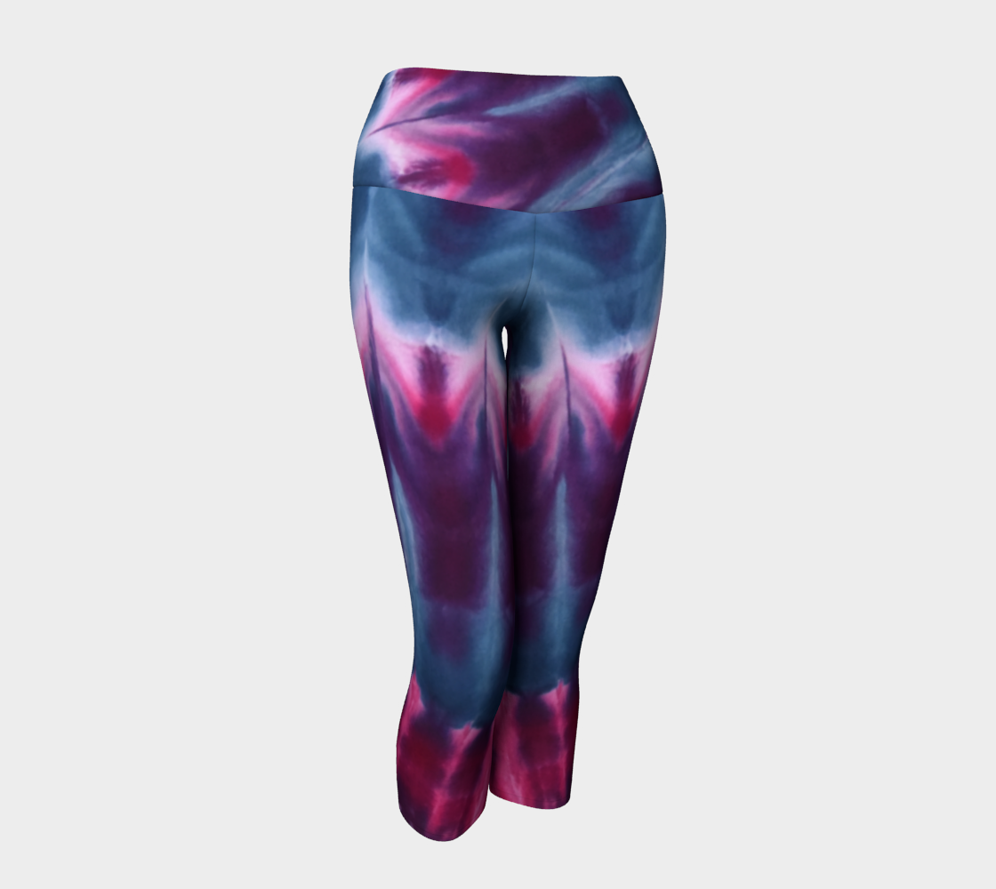 Pink Peacock 2 Yoga Capri preview #1