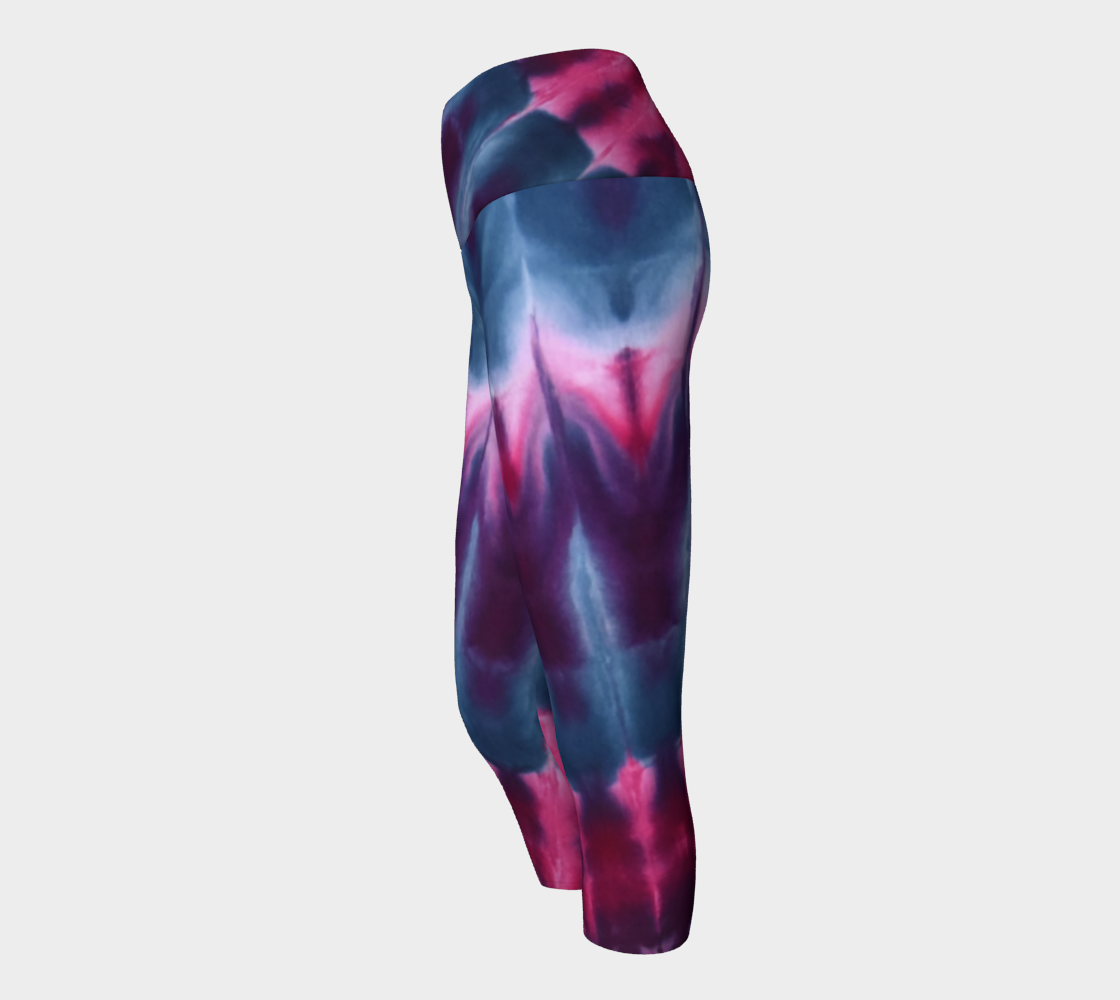 Pink Peacock 2 Yoga Capri preview #2