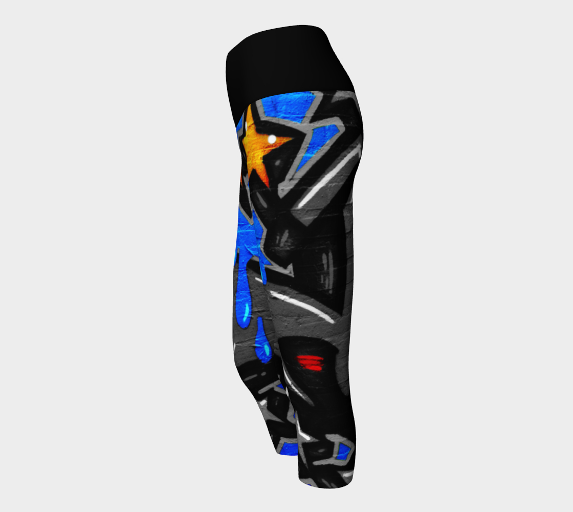 Graffiti 3 Yoga Capris preview #2