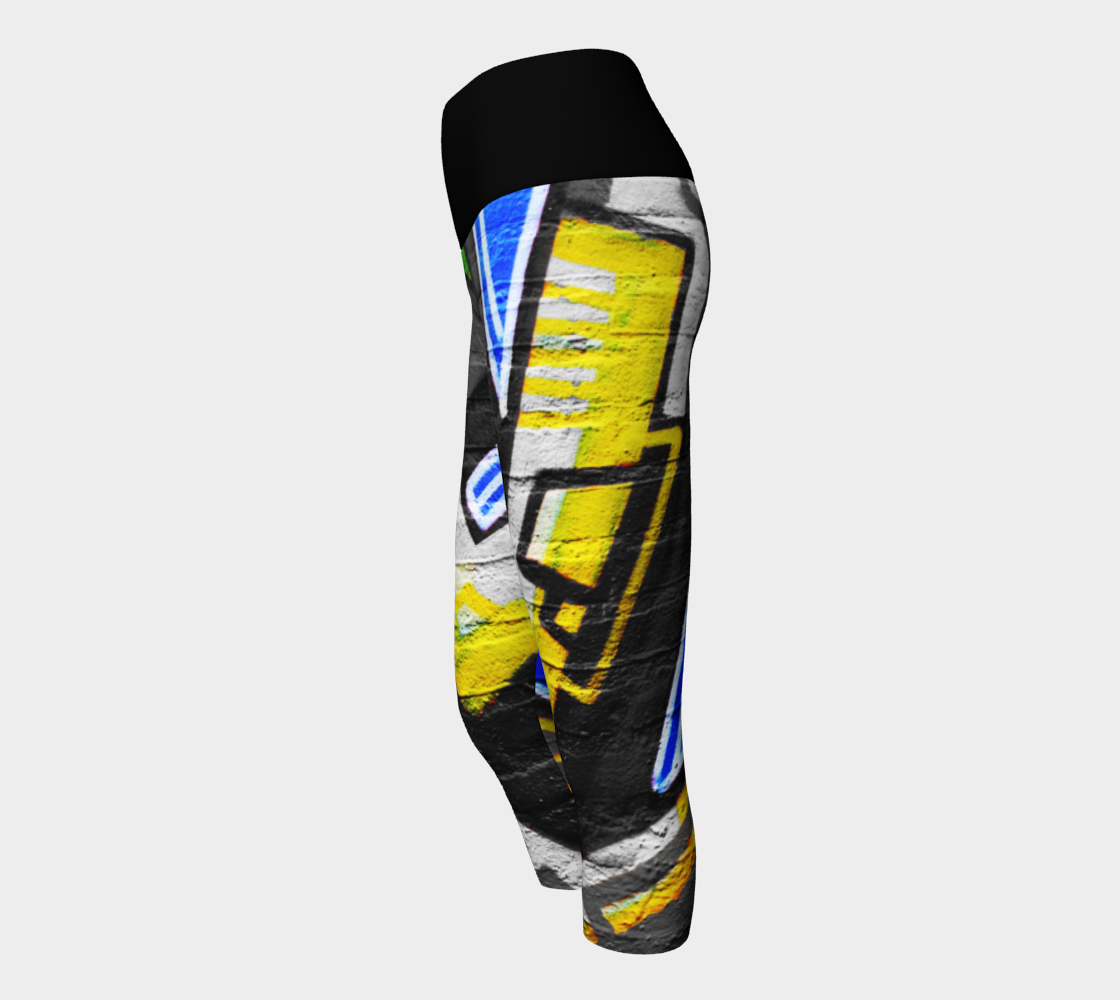 Graffiti 6 Yoga Capris preview #2