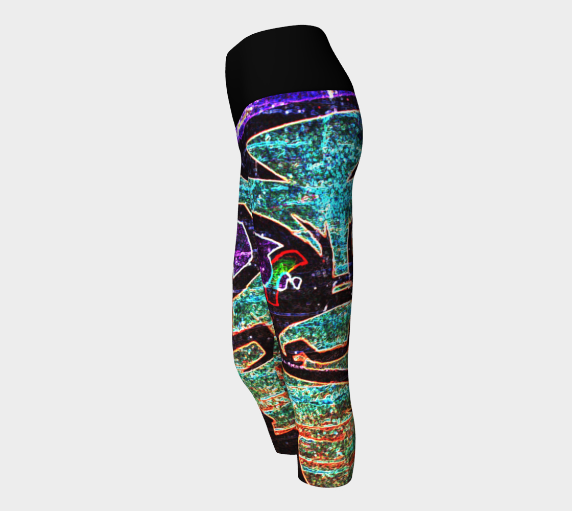 Graffiti 7 Yoga Capris preview #2