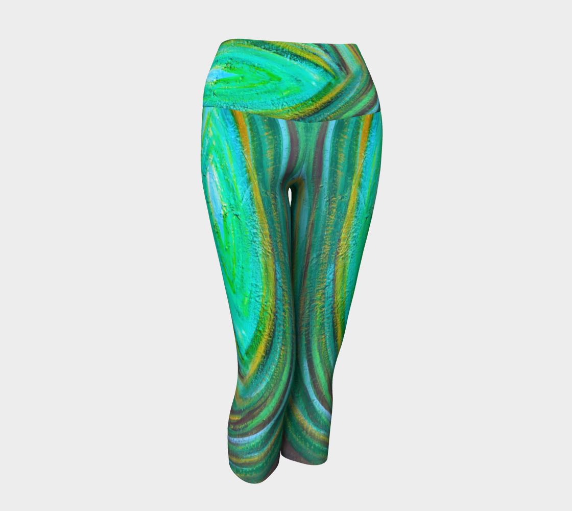 Yoga Capris Palm Tree Heart Collection preview