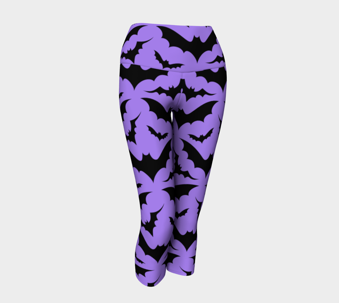 Purple Bat Yoga Capris preview