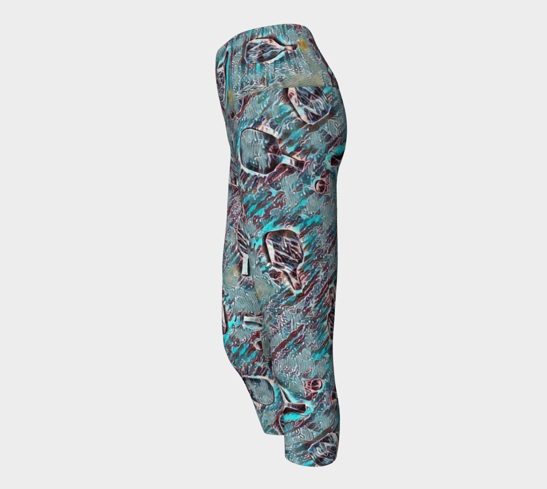 raining pickleballs & paddles, teal smoke preview #2