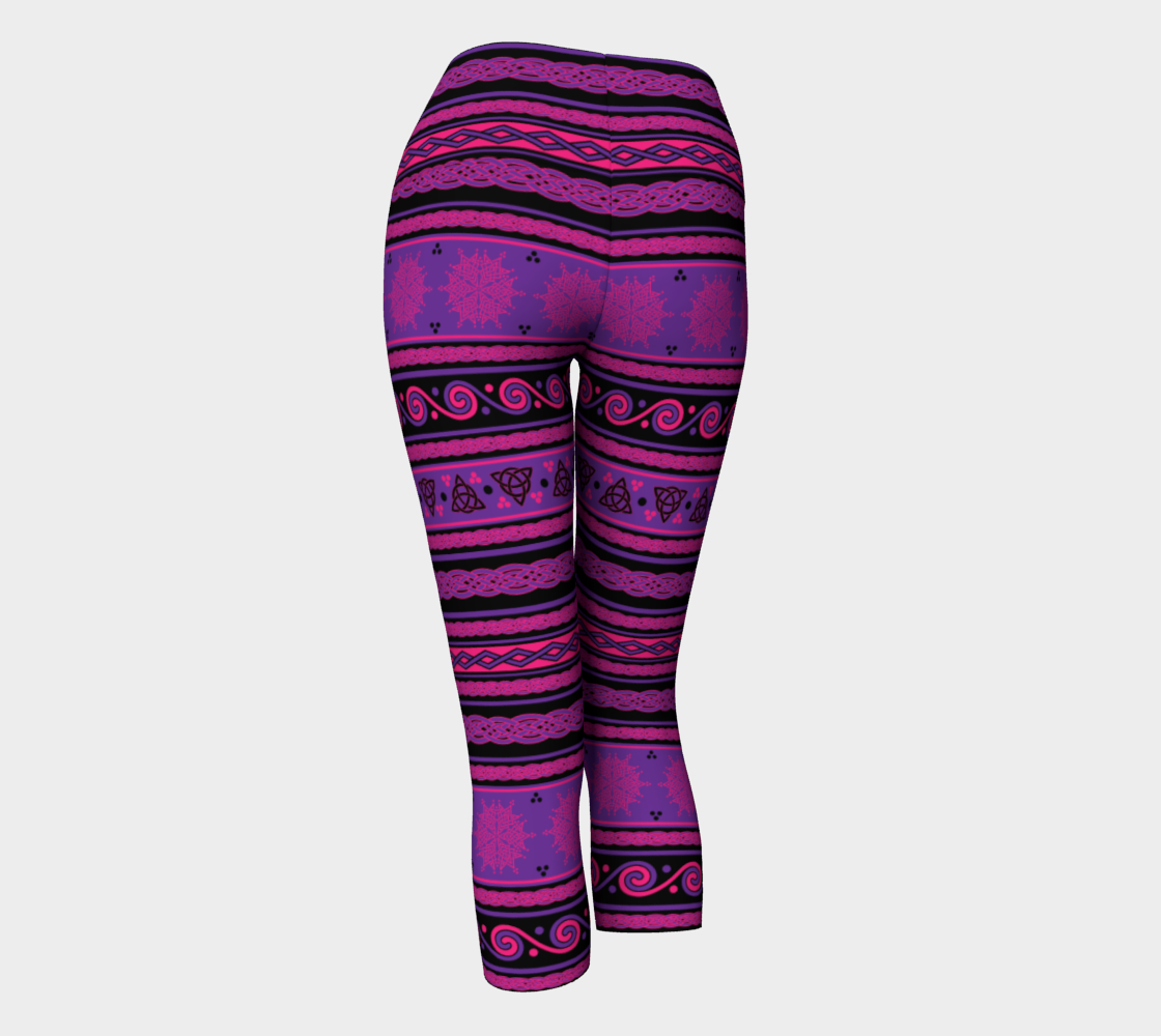 Celtic Knot Fair Isle in Pink and Purple preview #3